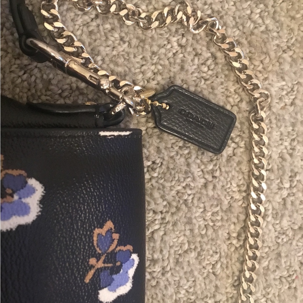 COACH Mini Bramble Rose F35909 Coated Canvas Crossbody/Shoulder/Clutch Bag - Picture 5 of 11